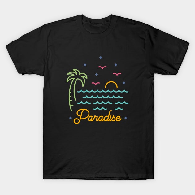 Paradise T-Shirt by VEKTORKITA